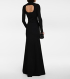 Victoria Beckham - Turtleneck knitted gown