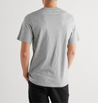 Nike - Core 1 Logo-Print Mélange Cotton-Jersey T-Shirt - Gray