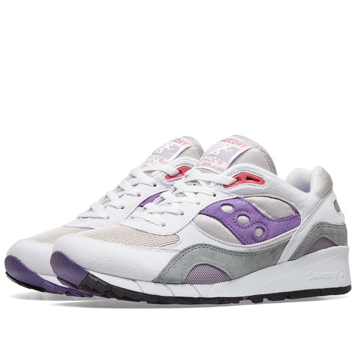 Photo: Saucony Shadow 6000 White, Purple & Pink