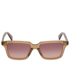 Bottega Veneta Eyewear Bottega Veneta BV1363S Sunglasses in Orange/Red 
