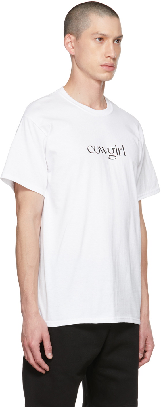 Cowgirl Blue Co White Printed T-Shirt