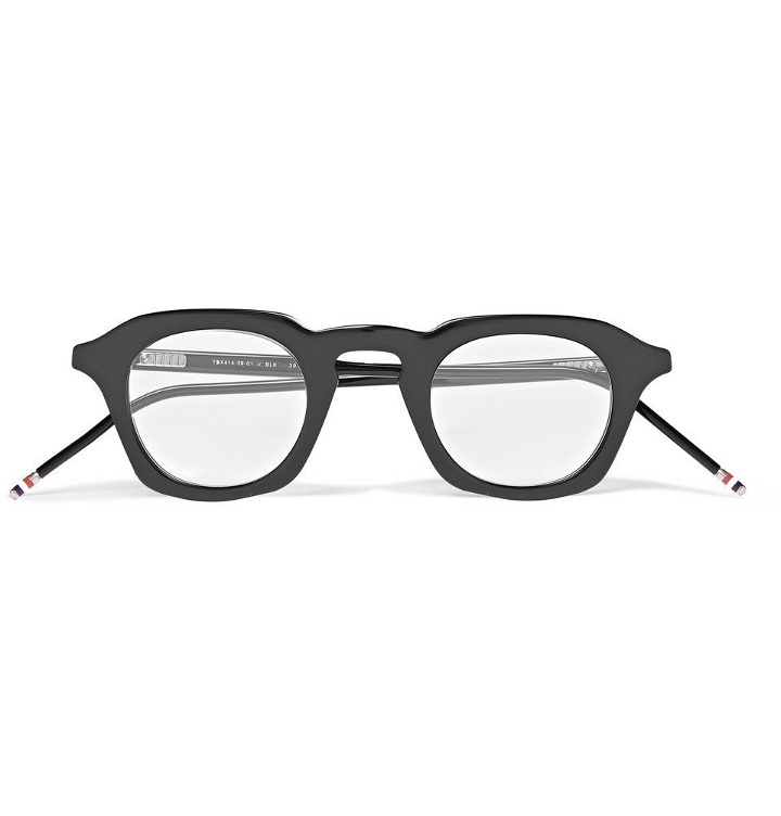 Photo: Thom Browne - Square-Frame Acetate Optical Glasses - Men - Black