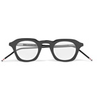 Thom Browne - Square-Frame Acetate Optical Glasses - Men - Black