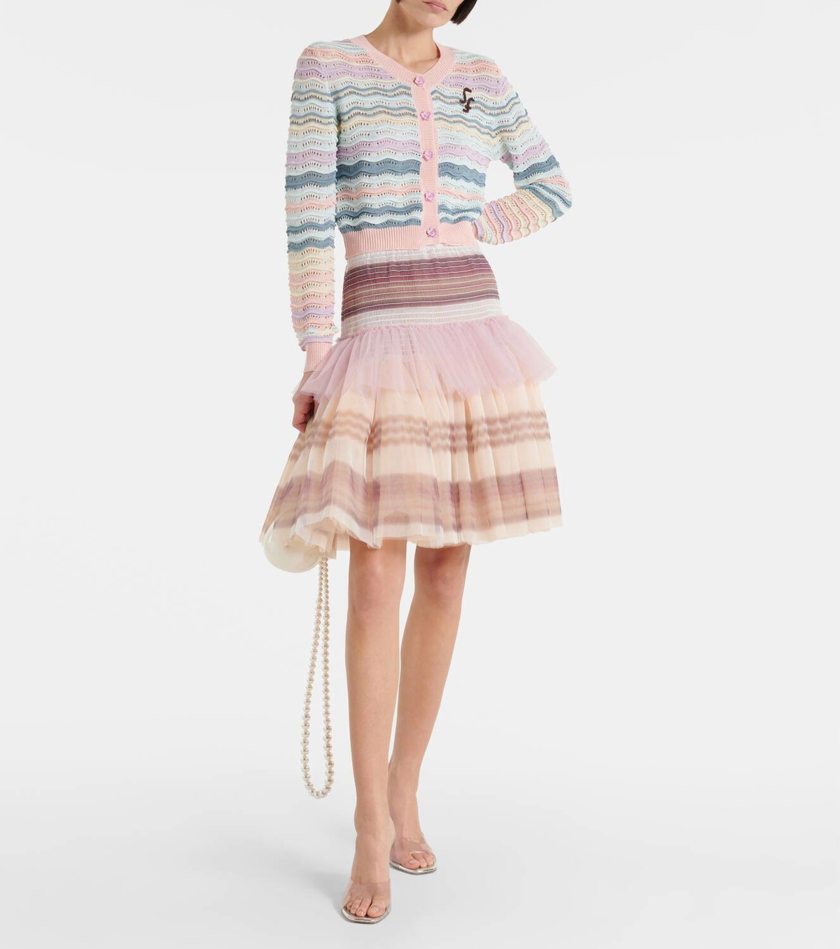 Susan Fang Striped cardigan
