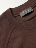 Loro Piana - Cashmere, Virgin Wool and Silk-Blend Sweater - Brown