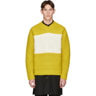 Paul Smith Yellow Oversized Chunky Sweater