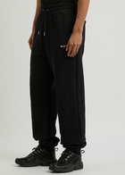Mki Miyuki Zoku Logo-print Cotton-blend Sweatpants Black