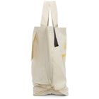 A-Cold-Wall* Beige Plastic Frayed Tote