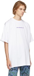 VETEMENTS White Logo Tape T-Shirt