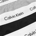 Calvin Klein Men's Low Rise Trunk - 3 Pack in Black/White/Grey