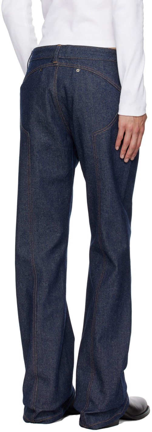 K.NGSLEY Indigo Ravedin Jeans