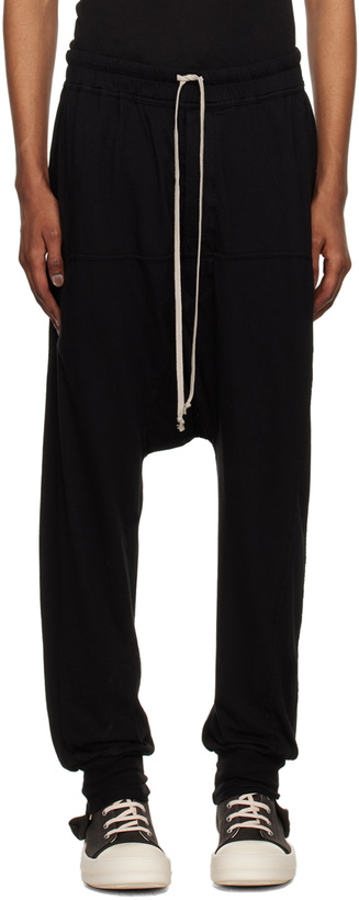 Photo: Rick Owens DRKSHDW Black Drawstring Lounge Pants