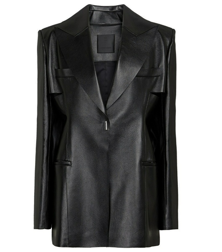 Photo: Givenchy Cutout leather blazer