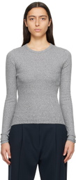 rag & bone Gray Essential Long Sleeve T-Shirt