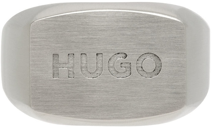 Photo: Hugo Silver Logo Ring