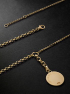 Foundrae - Internal Compass 18-Karat Gold, Enamel and Diamond Necklace