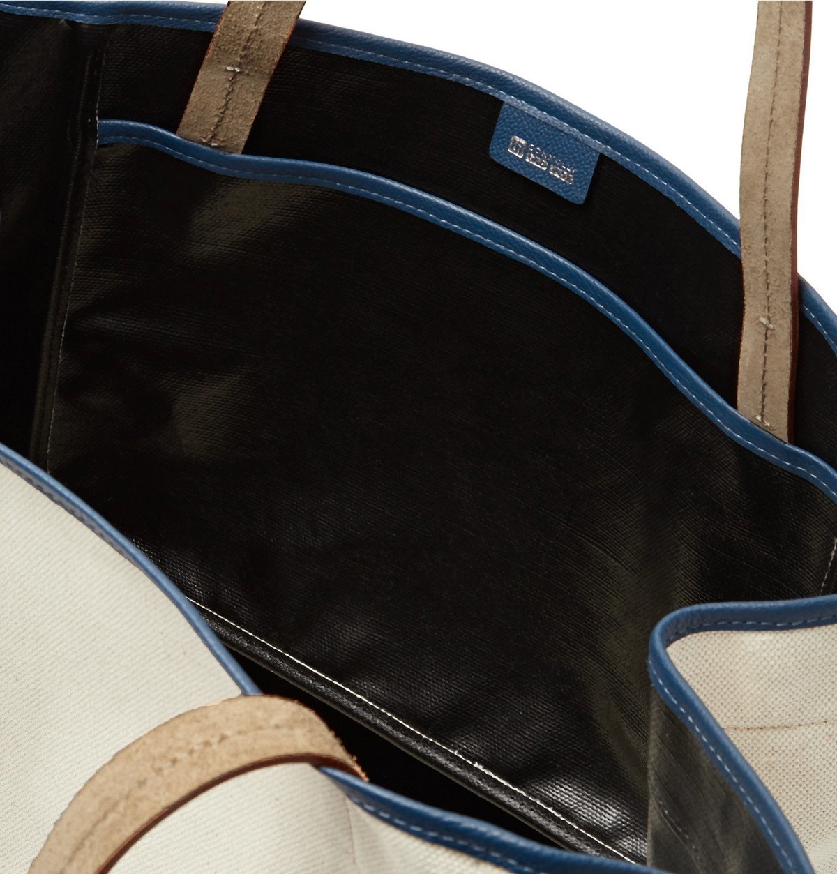 Connolly - Leather-Trimmed Canvas Tote Bag - Neutrals