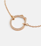 Repossi - Antifer 18kt rose gold bracelet with diamonds