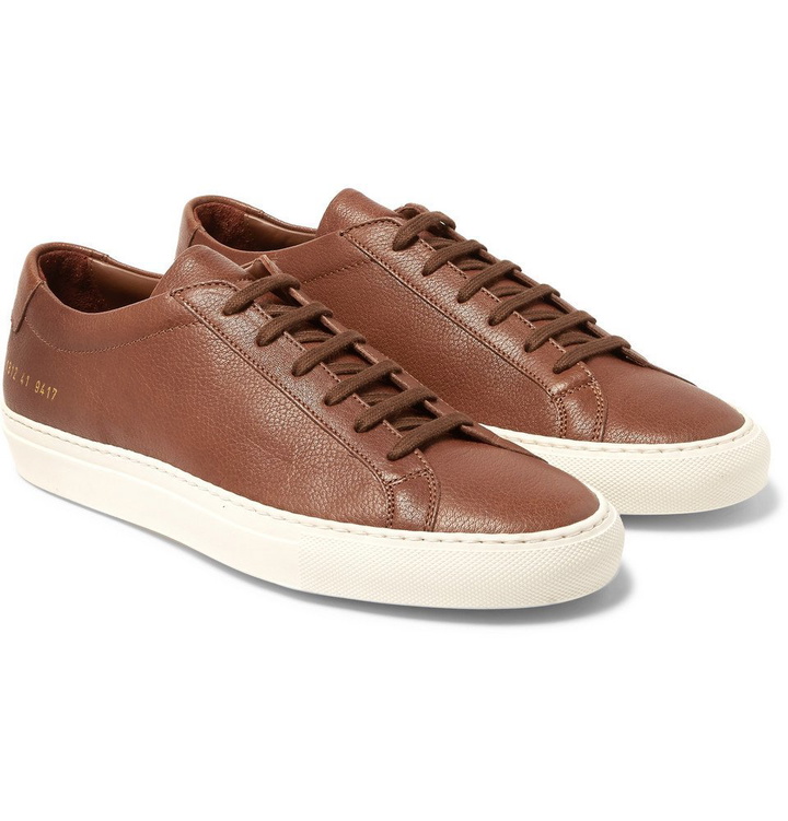 Photo: Common Projects - Original Achilles Full-Grain Leather Sneakers - Men - Brown