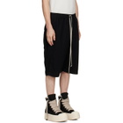 Rick Owens DRKSHDW Black Tower Drawstring Pods Shorts