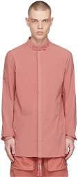 Boris Bidjan Saberi Pink Object-Dyed Shirt