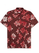 Post-Imperial - Camp-Collar Printed Shirt - Brown
