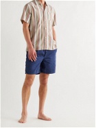 OLIVER SPENCER LOUNGEWEAR - Canvey Striped Organic Cotton-Twill Pyjama Shirt - Multi