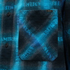 AMIRI Men's Plaid Shirt in Blue