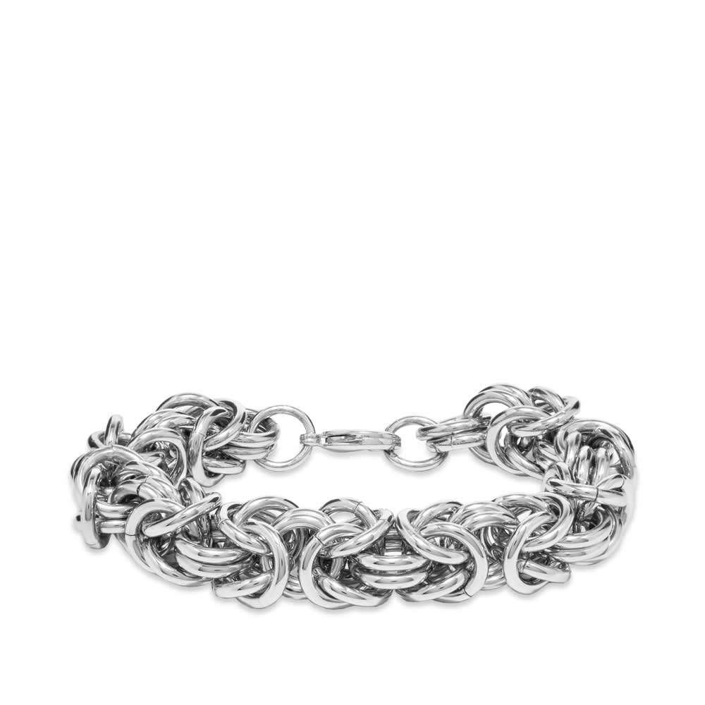 Raf Simons Silver Wrapped Chain Bracelet Raf Simons