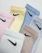 Nike Everyday Plus Cushioned Training Crew Socks (6 Pairs) Multi-color Men
