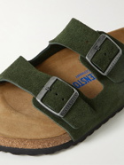 Birkenstock - Arizona Suede Sandals - Green