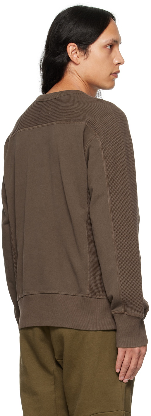 Nicholas Daley Brown Distressed Sweatshirt