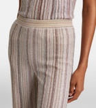 Missoni Striped lamé wide-leg pants