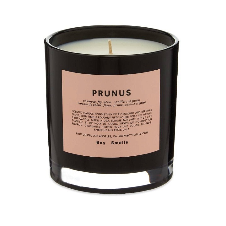 Photo: Boy Smells Prunus Scented Candle