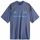 Boiler Room Men's x Umbro Football Shirt in Blue
