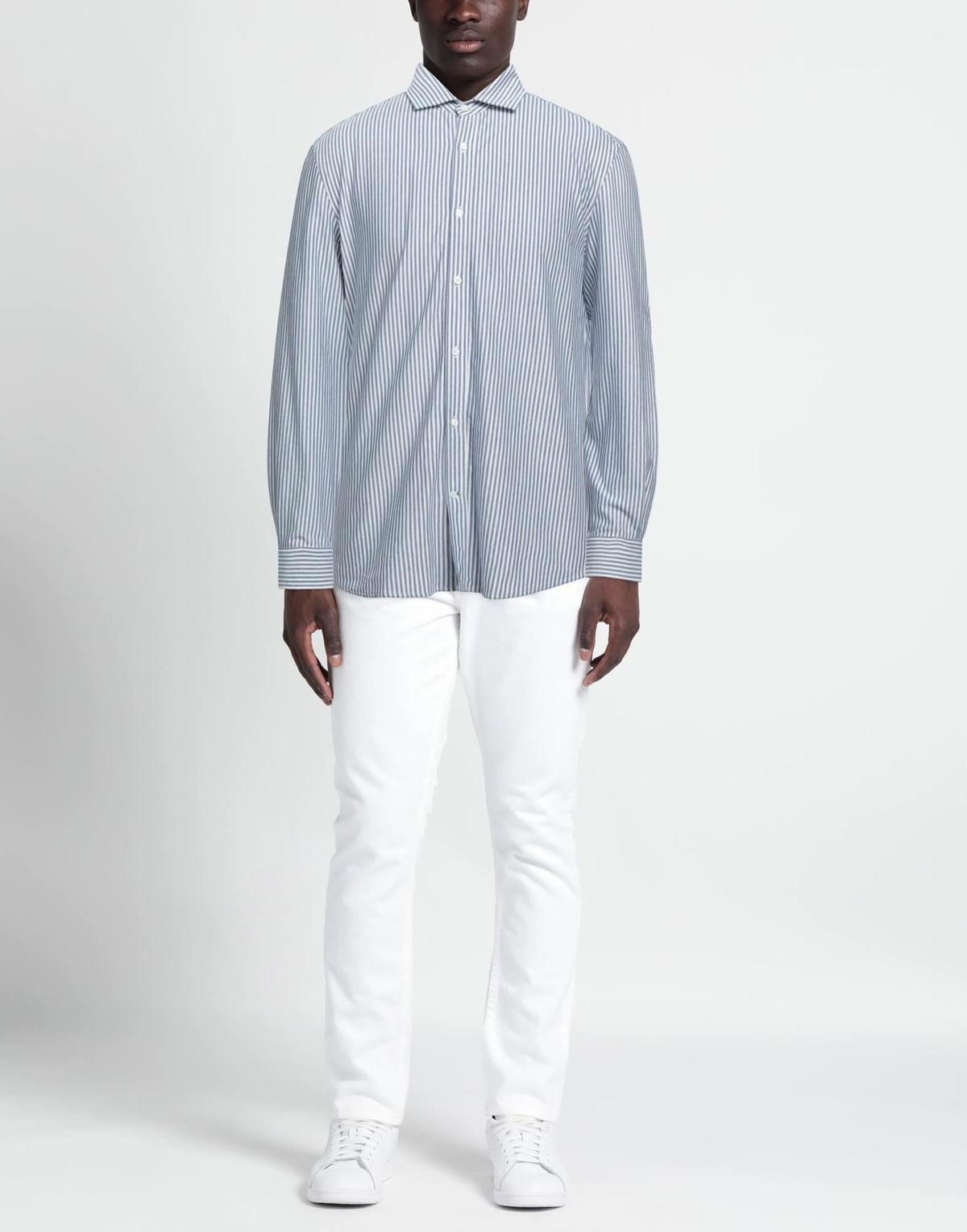 Brunello Cucinelli Mens Shirt in Blue