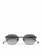 Brunello Cucinelli - Hexagonal-Frame Stainless Steel Sunglasses