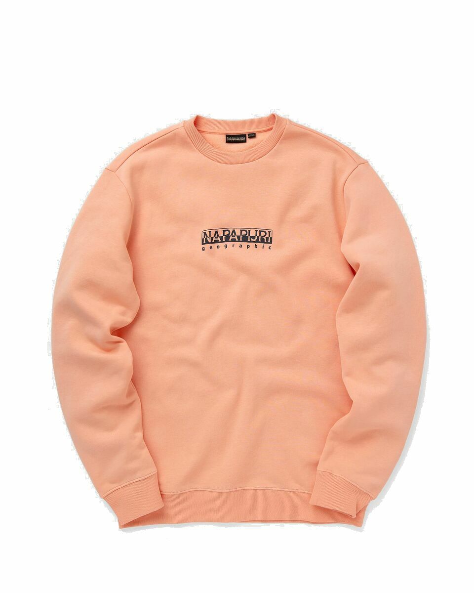 Photo: Napapijri B Box C S 1 Sweatshirt Orange/Pink - Mens - Sweatshirts