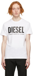 Diesel White Ecologo T-Shirt