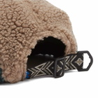 KAVU Men's Fur Ball Camp Sherpa Fleece Cap in Fall Forest 
