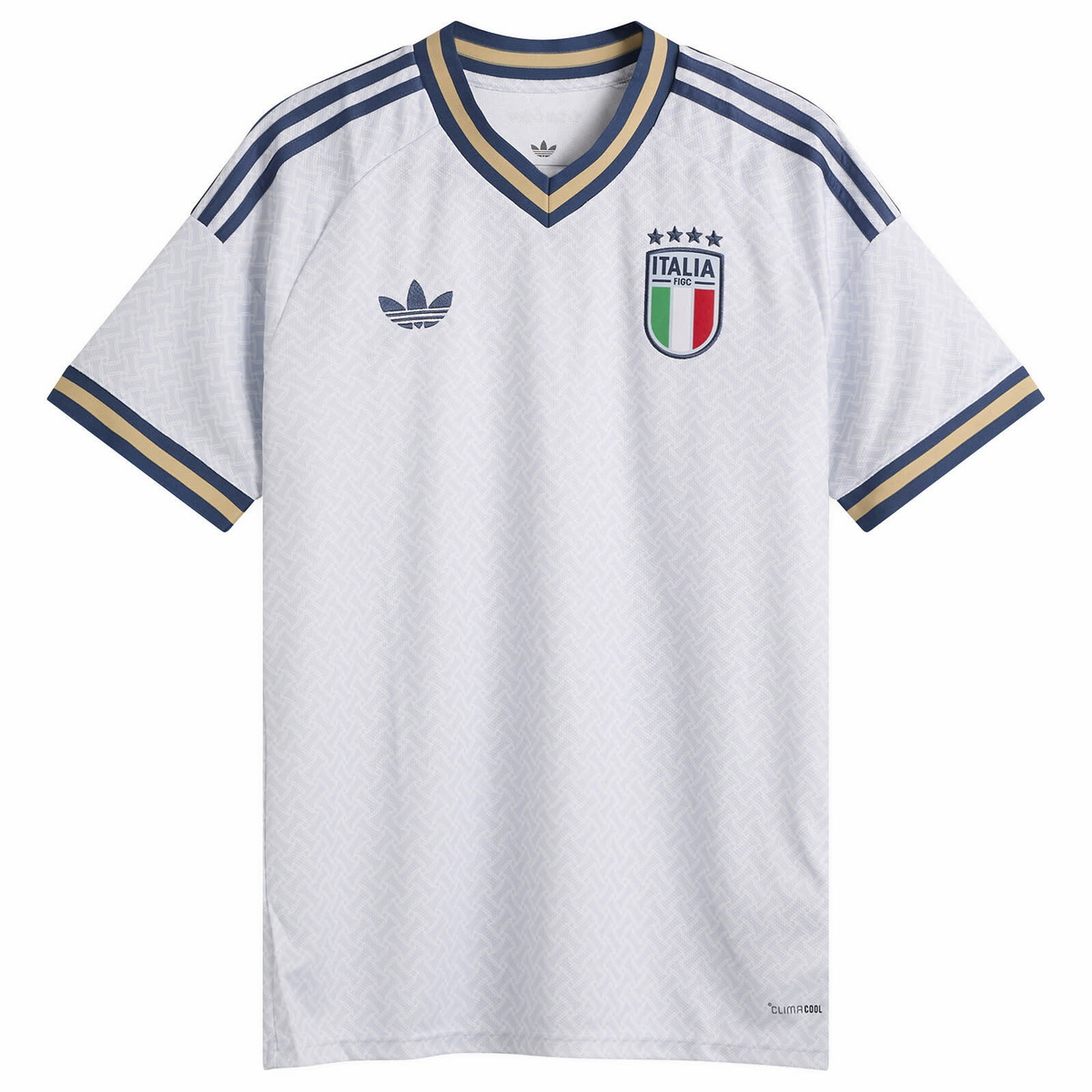 Adidas Men's Italy Away Third Jersey in Aero Blue