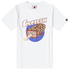 ICECREAM Men's Crunchy Shark T-Shirt in White