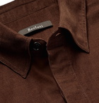 Berluti - Cotton-Corduroy Shirt - Chocolate