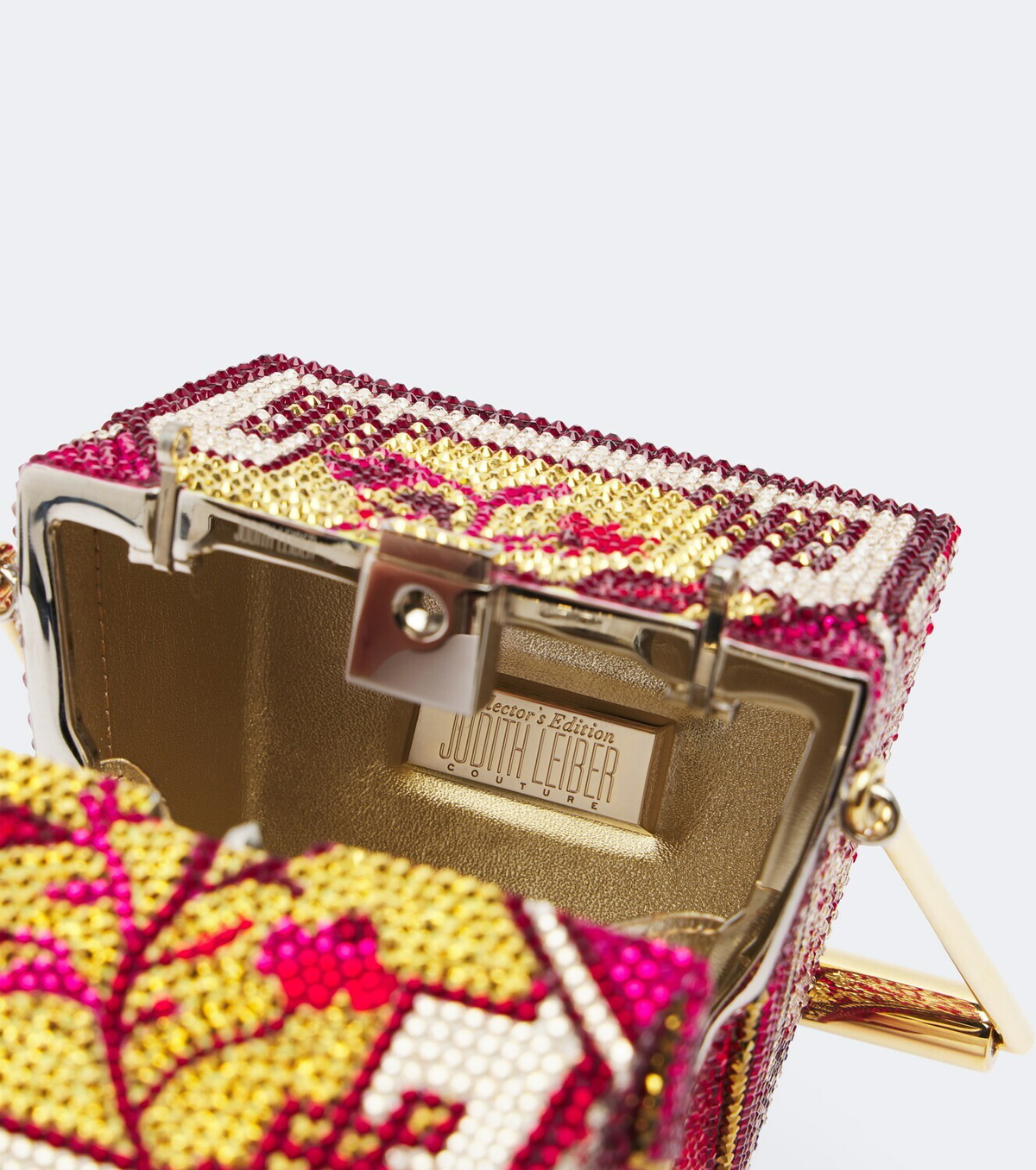 Judith Leiber Couture Take Out Box embellished clutch