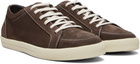 Common Projects Brown Premium Skate Sneakers