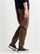 FRAME - Tapered Wool and Cashmere-Blend Sweatpants - Brown