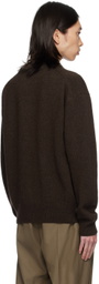 LE17SEPTEMBRE Brown Crewneck Sweater
