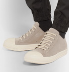 Rick Owens - Cap-Toe Suede Sneakers - Gray