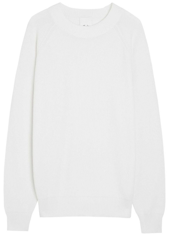 Photo: Allude Cotton and Cashmere-blend Jumper White