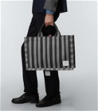 Thom Browne Striped wool-blend tote bag